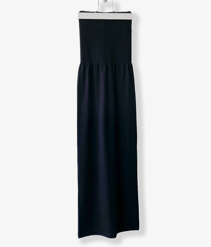 PHEENY/CASHMERE SILK WHOLEGARMENT SKIRT(BLACK)