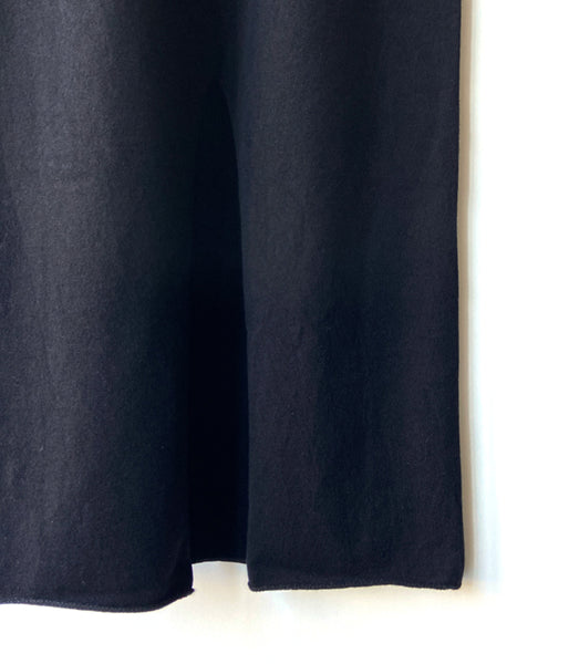 PHEENY/CASHMERE SILK WHOLEGARMENT SKIRT(BLACK)