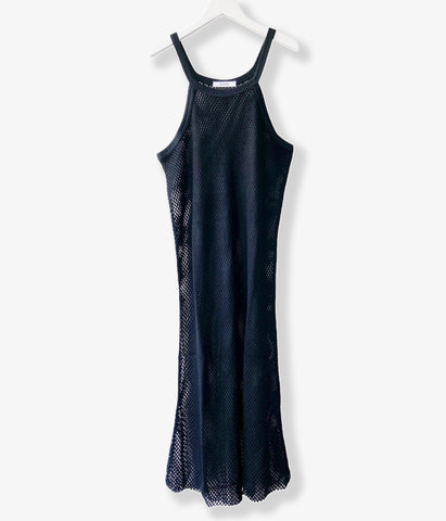 PHEENY/BULKY WOOL MESH DRESS(BLACK)