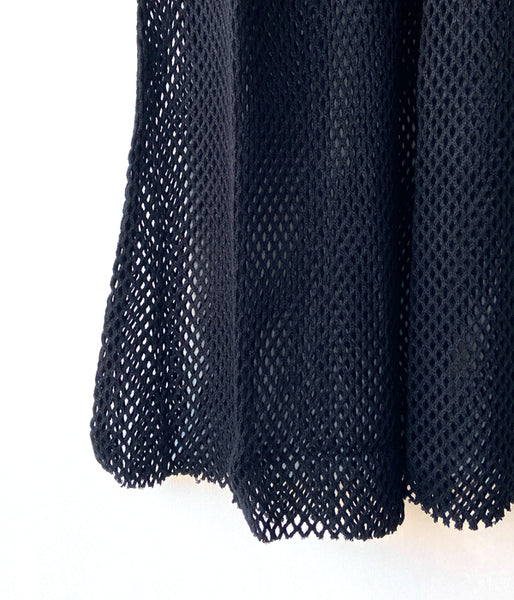 PHEENY/BULKY WOOL MESH DRESS(BLACK)