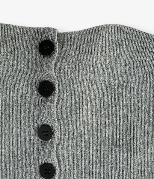 PHEENY/CASHMERE SILK BUSTIER(GRAY)