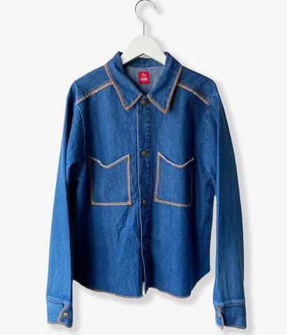 nowos/DENIM SHIRT(INDIGO)