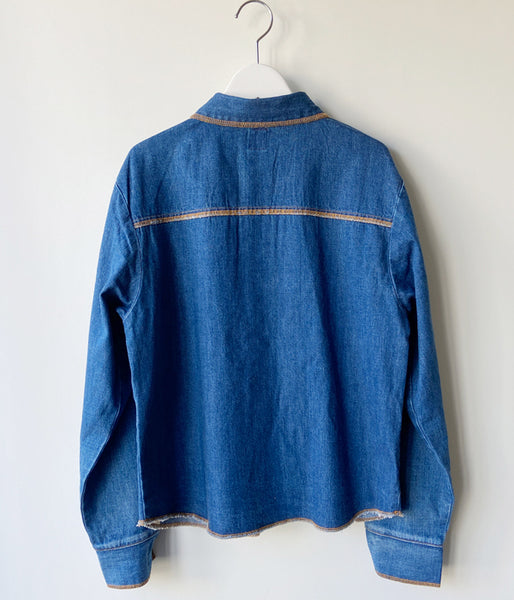 nowos/DENIM SHIRT(INDIGO)