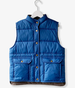 nowos/NYLON VEST(BLUE)