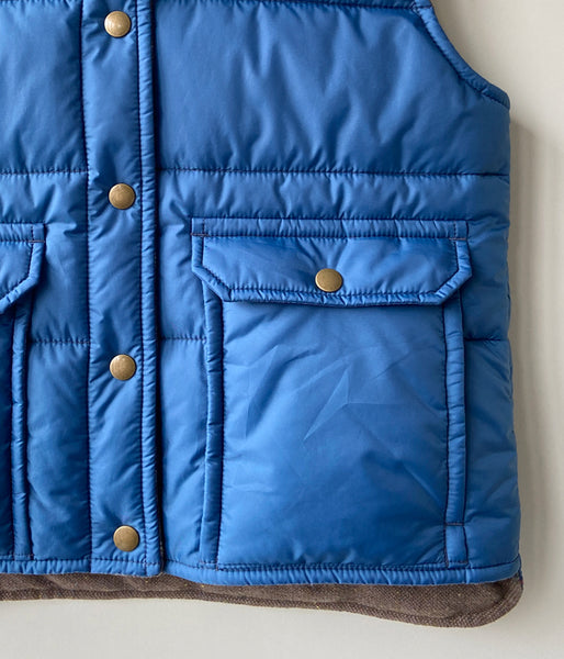 nowos/NYLON VEST(BLUE)