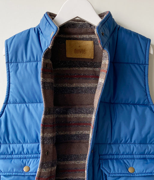 nowos/NYLON VEST(BLUE)