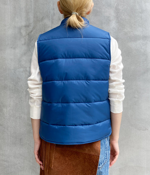 nowos/NYLON VEST(BLUE)