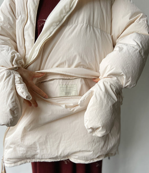 WRYHT/ANORAK PUFF MITTEN JACKET(CAYENNE)