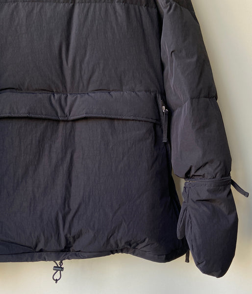 WRYHT/ANORAK PUFF MITTEN JACKET(BLACK)