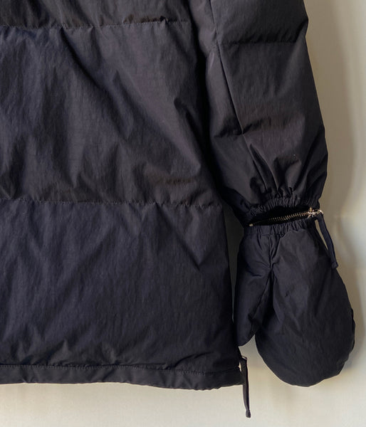 WRYHT/ANORAK PUFF MITTEN JACKET(BLACK)