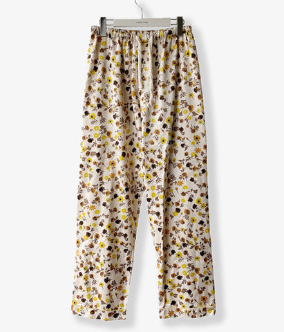 FUMIKA_UCHIDA/FLOWER PRINTED PANTS(ECRU)