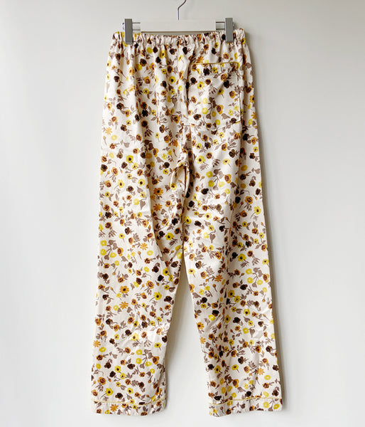 FUMIKA_UCHIDA/FLOWER PRINTED PANTS(ECRU)