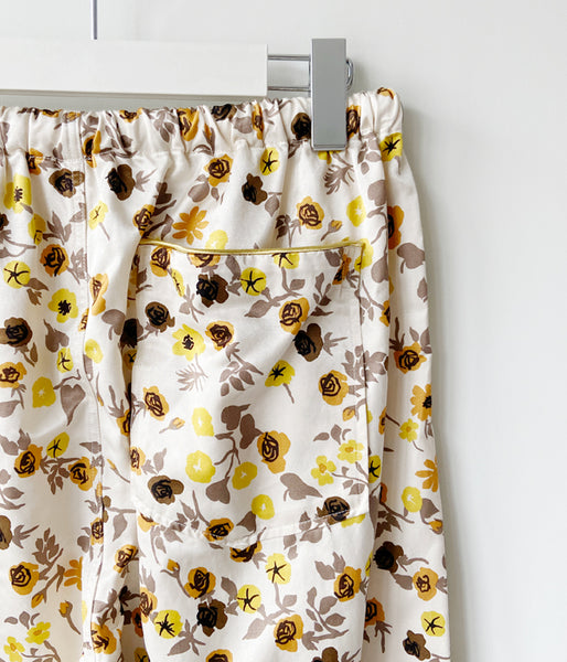 FUMIKA_UCHIDA/FLOWER PRINTED PANTS(ECRU)