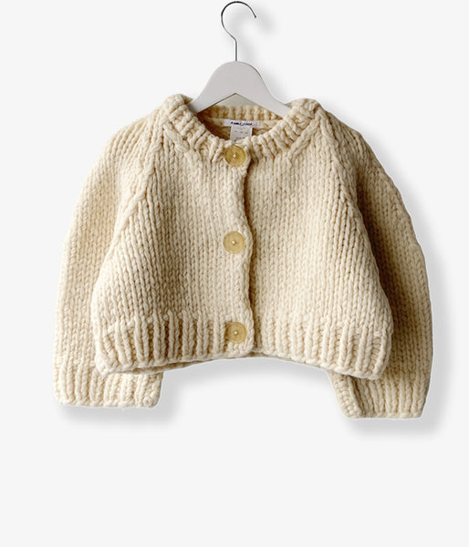 FUMIKA_UCHIDA/HAND KNITTED CARDIGAN(IVORY)