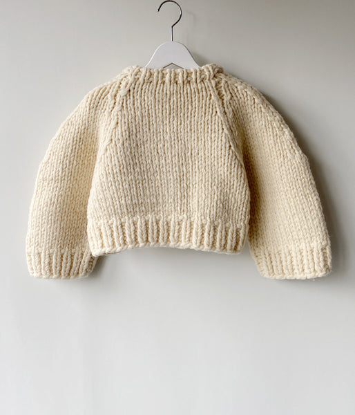 FUMIKA_UCHIDA/HAND KNITTED CARDIGAN(IVORY)