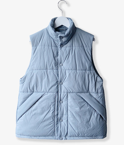 PHEENY/NYLON TAFFETA PADDING VEST(BLUE)