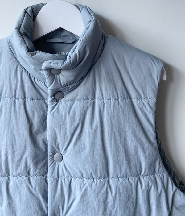 PHEENY/NYLON TAFFETA PADDING VEST(BLUE)