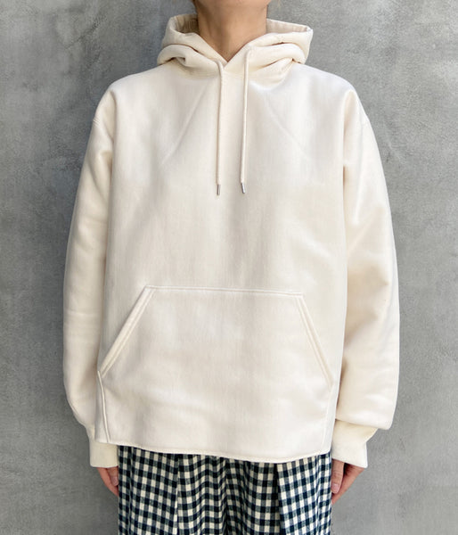 PHEENY/ATHLETIC FLEECE HOODIE(IVORY)