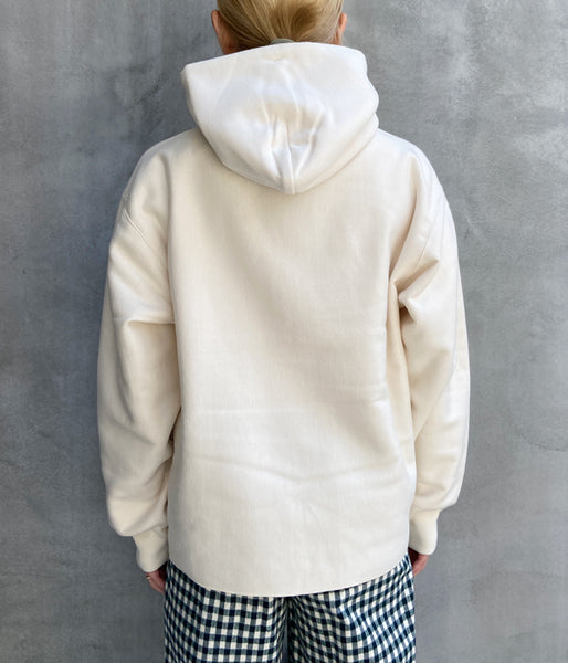 PHEENY/ATHLETIC FLEECE HOODIE(IVORY)