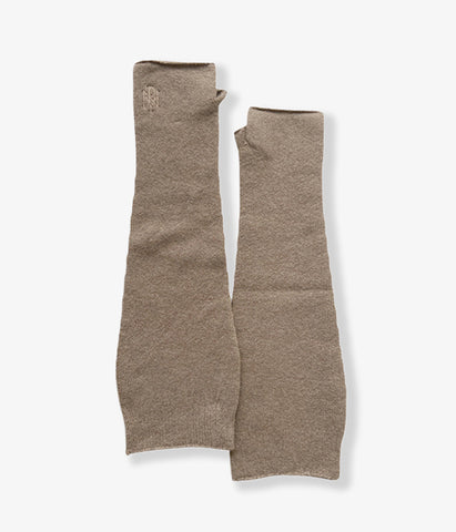 PHEENY/CASHMERE SILK WHOLEGARMENT ARM WARMERS(CAMEL)