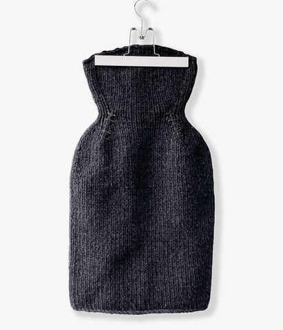 FUMIKA_UCHIDA/HAND KNITTED BARE DRESS(CHARCOAL)