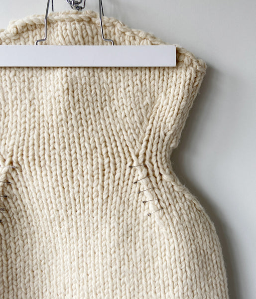 FUMIKA_UCHIDA/HAND KNITTED BARE DRESS(IVORY)