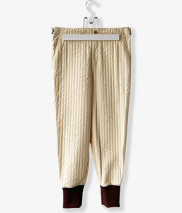 nowos/QUILTING PANTS(BEIGE)