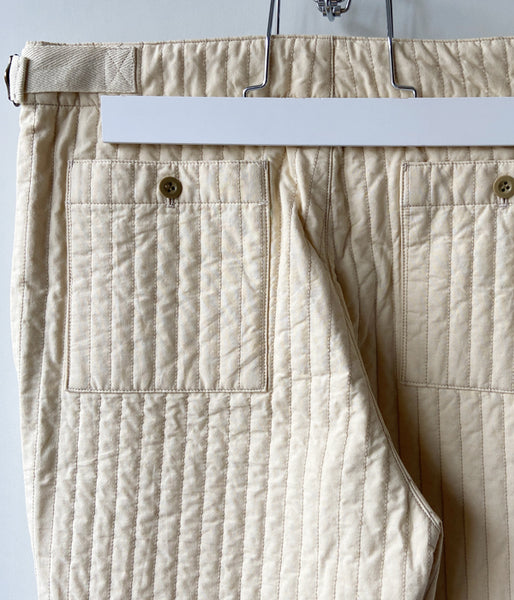 nowos/QUILTING PANTS(BEIGE)