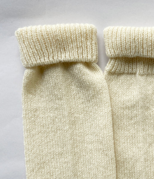 FUMIKA_UCHIDA/SHETLAND LONG SOCKS(IVORY)