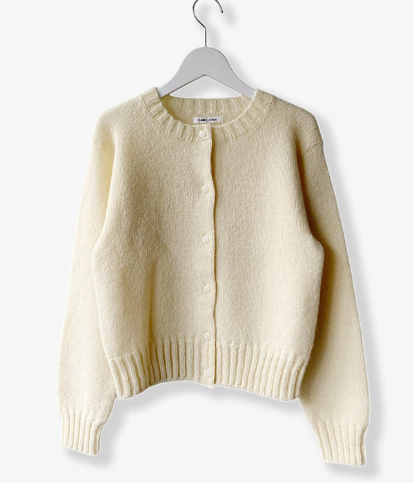 FUMIKA_UCHIDA/SHETLAND CARDIGAN (IVORY)