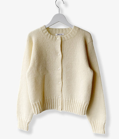 FUMIKA_UCHIDA/SHETLAND CARDIGAN (IVORY)