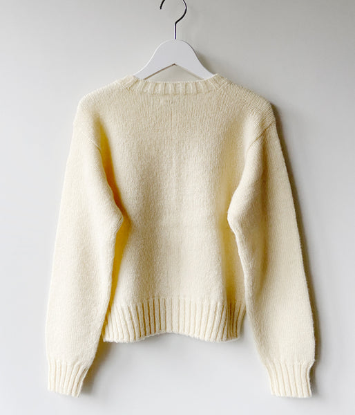 FUMIKA_UCHIDA/SHETLAND CARDIGAN (IVORY)