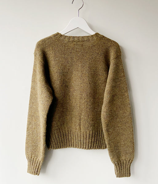 FUMIKA_UCHIDA/SHETLAND CARDIGAN (KHAKI)