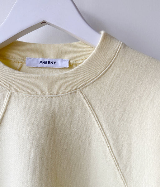 PHEENY/60S VINTAGE FLEECE RAGLAN P/O(YELLOW)