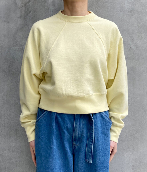 PHEENY/60S VINTAGE FLEECE RAGLAN P/O(YELLOW)