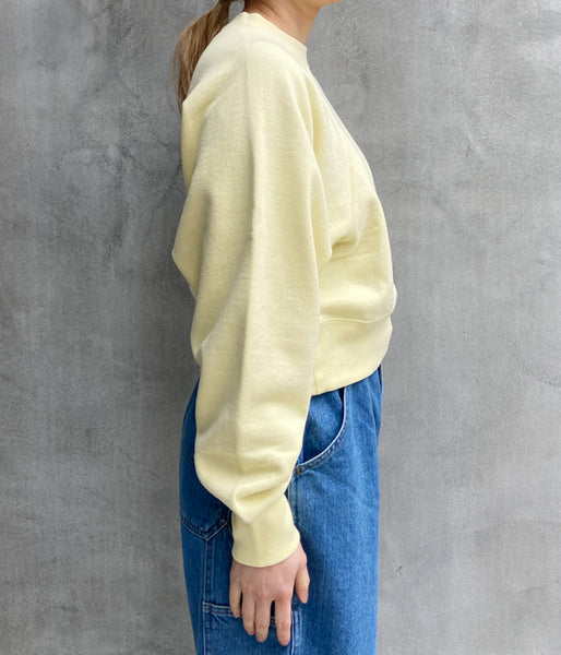 PHEENY/60S VINTAGE FLEECE RAGLAN P/O(YELLOW)