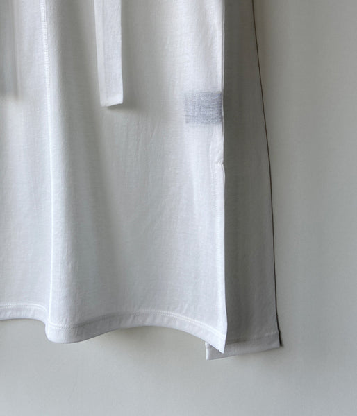 PHEENY/COTTON NYLON SHEER L/S(WHITE)