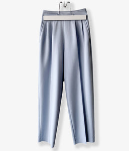 PHEENY/AMUNZEN HIGH WAIST TAPERED PANTS(BLUE)