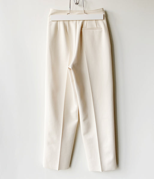 PHEENY/AMUNZEN HIGH WAIST TAPERED PANTS(IVORY)