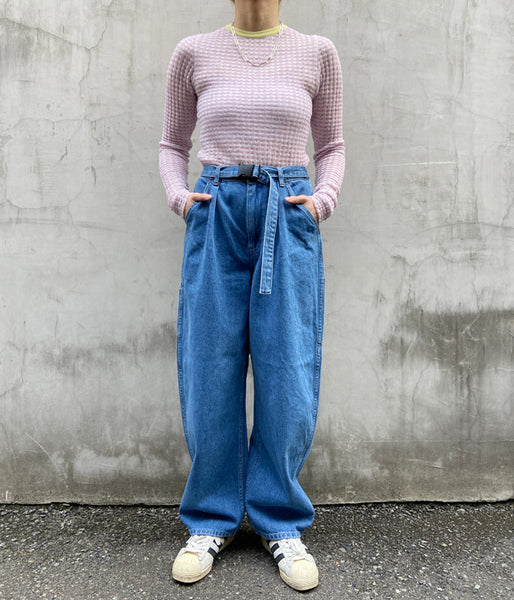 PHEENY/VINTAGE DENIM PAINTER PANTS(INDIGO)