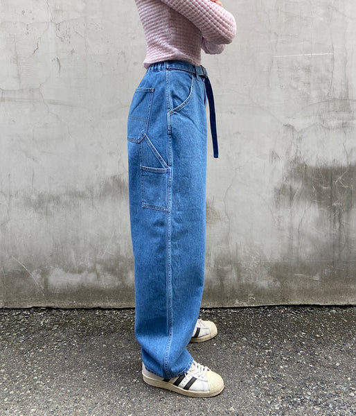 PHEENY/VINTAGE DENIM PAINTER PANTS(INDIGO)