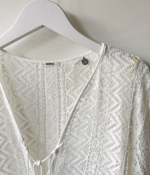 nowos/LACE BLOUSE(WHITE)