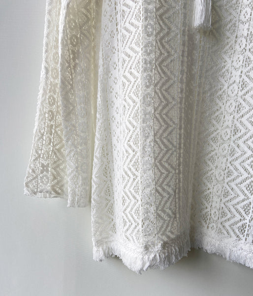 nowos/LACE BLOUSE(WHITE)