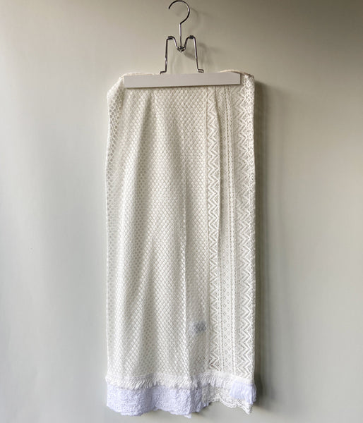 nowos/LACE SKIRT(WHITE)