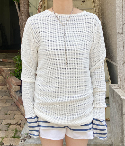 nowos/MESH TOP(WHITE)