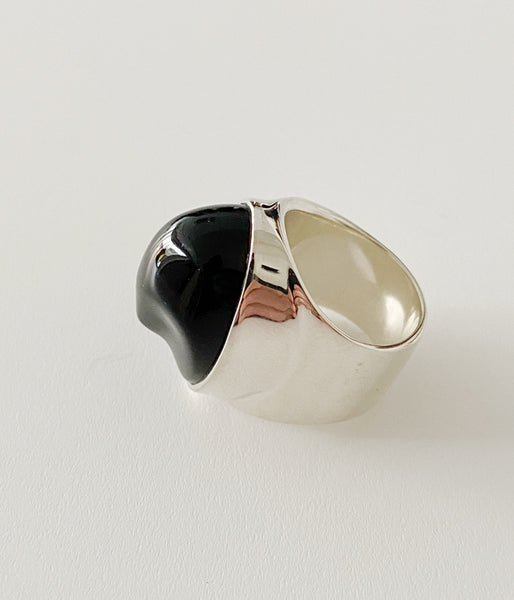 R.ALAGAN/BOROCCO RING(OBSIDIAN)