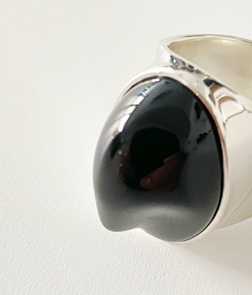 R.ALAGAN/BOROCCO RING(OBSIDIAN)