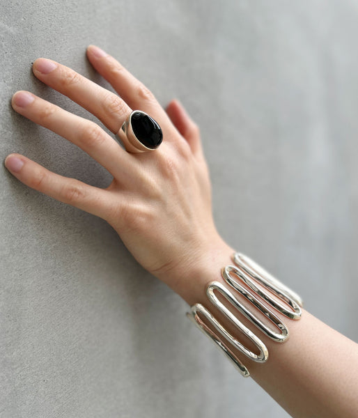 R.ALAGAN/BOROCCO RING(OBSIDIAN)