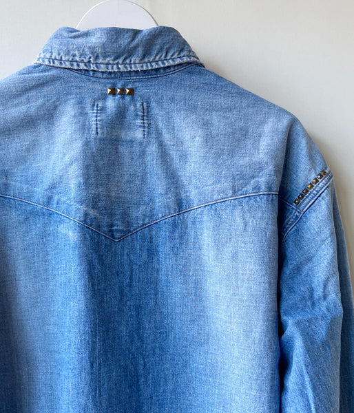 nowos/DENIM SHIRT(INDIGO)