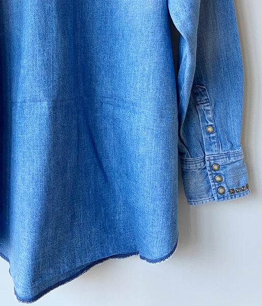 nowos/DENIM SHIRT(INDIGO)